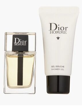 DIOR Set of 2 Miniatures Homme Eau de Parfum 0.34 oz Shower Gel 0.67 oz New